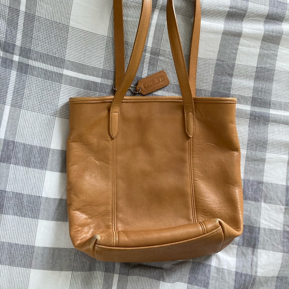 Tan Coach Purse